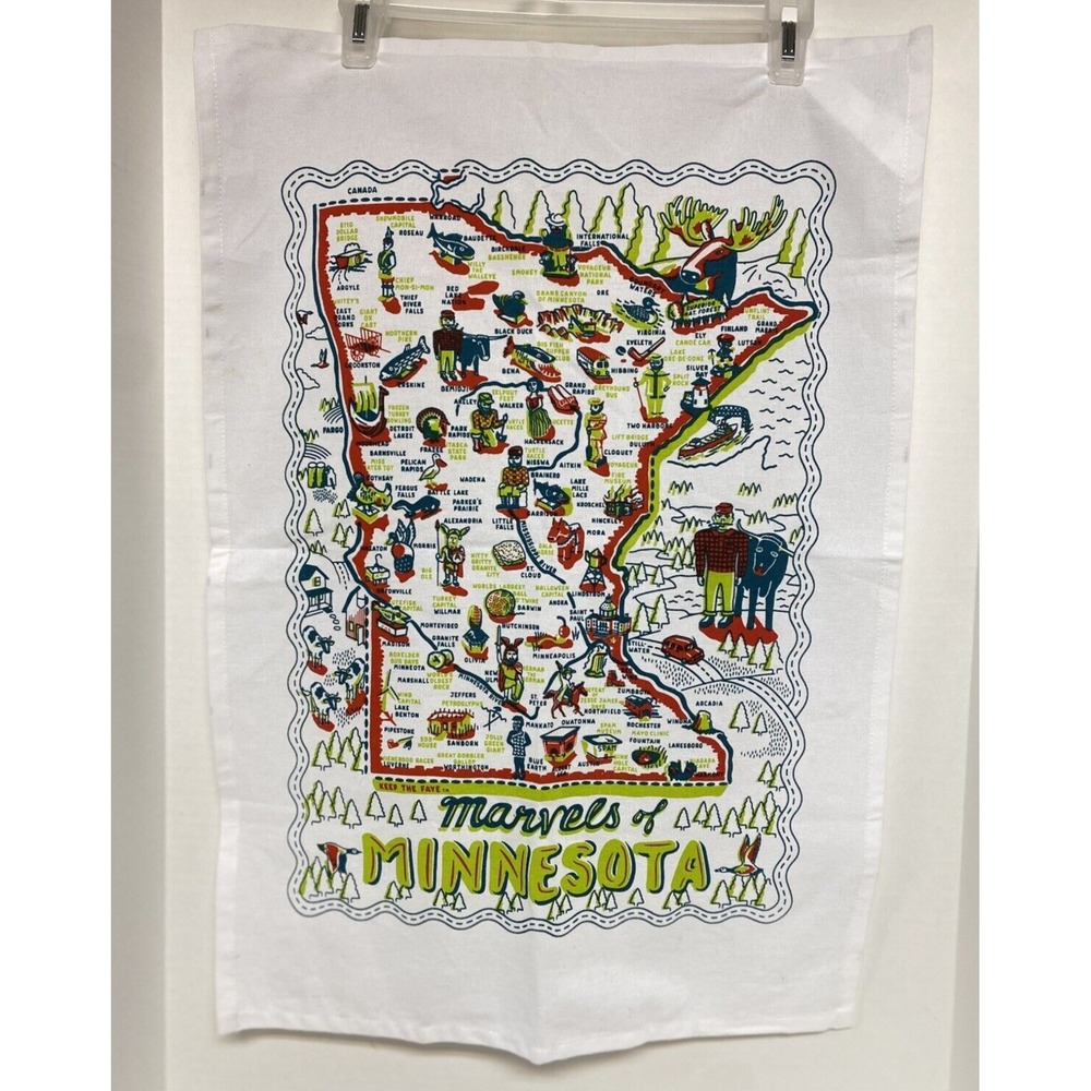 100% Cotton Kitchen Towel Marvels Minnesota‎ State Keep the Faye brand 17"x 26"